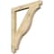 Ekena Millwork Funston Arts & Crafts Rough Sawn Bracket, Douglas Fir, 4"W x 40"D x 48"H BKT04X40X48FST03RDF - alternate 1